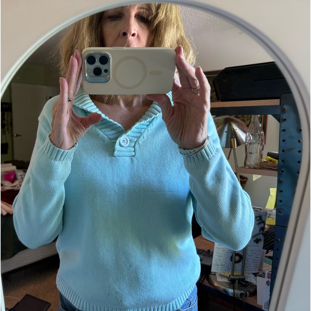 Cute Karen Scott cotton sweater size XL but it fit me a 10